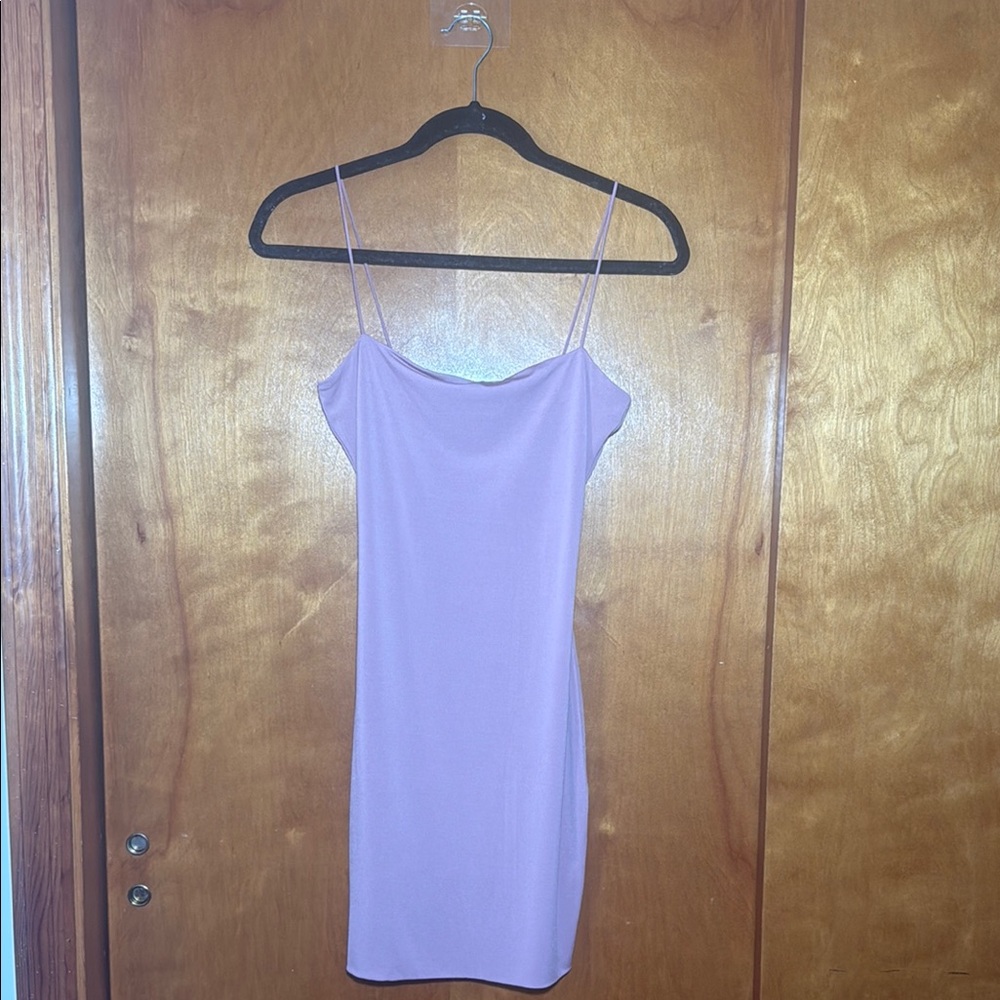 Lavender Spaghetti Strap Dress